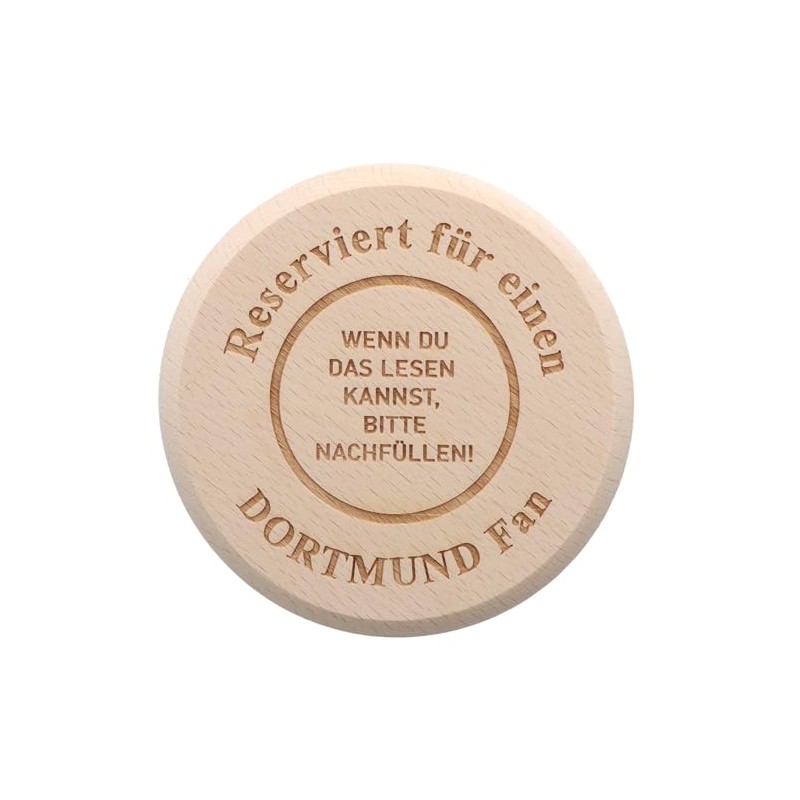 Spruchreif Coasters for Drinks, Wooden Coasters for Drinking Glasses, 2-in-1