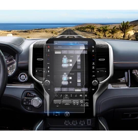 Coleya 2025 2026 Ram 1500 2500 3500 Screen Protector for Dodge Ram 14.4-inch Touchscreen (Tungsten/Limited/Limited Longhorn/RHO/Rebel/Laramie), 9H Tempered Glass 2025 Ram Trucks Accessories 14.4"