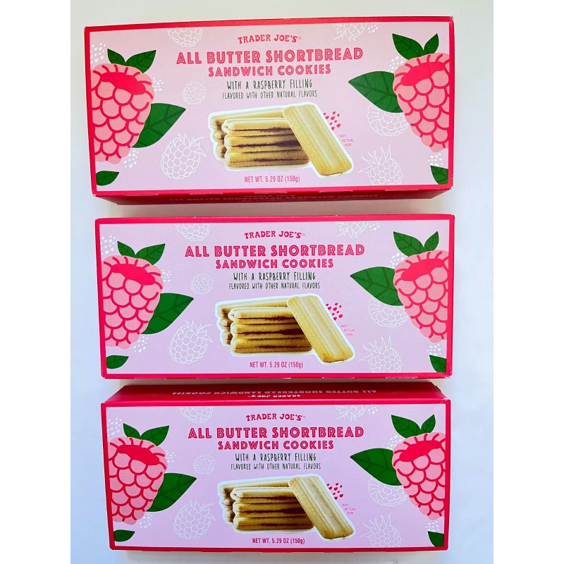 Trader Joe's 3 Packs Trader Joe's All Butter Shortbread Sandwich