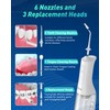 Glracd Water Flossers for Teeth Cordless,Professional Electric Flosser Featuring Waterfall