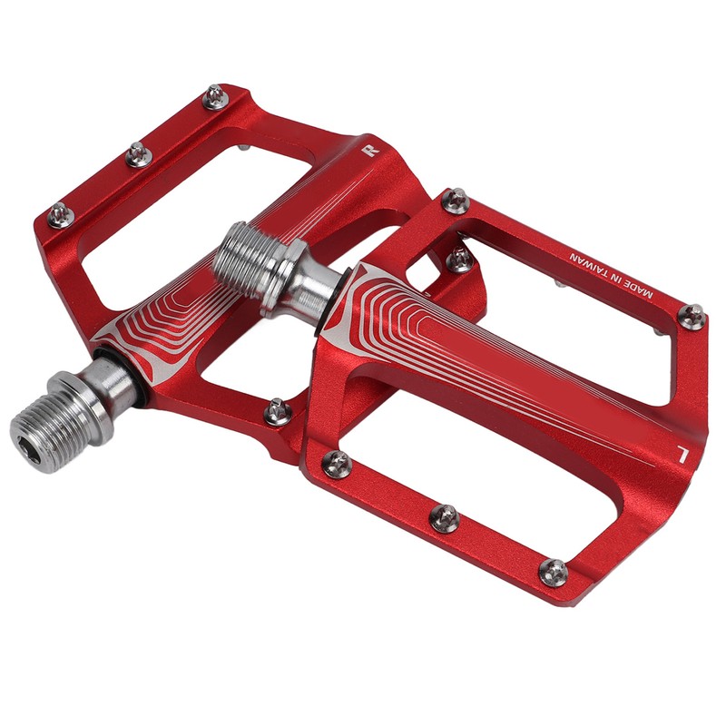 Enlee Bicycle Pedals Aluminum Alloy DU Bearing Bike Flat Pedal