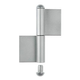 Construction hinge: KO4 80 mm / Ø9 mm / 1 Stück Oberflaeche: Edelstahl