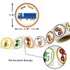 Truck Stickers for Kids 500PCS Perforated Roll Construction Sticker Car