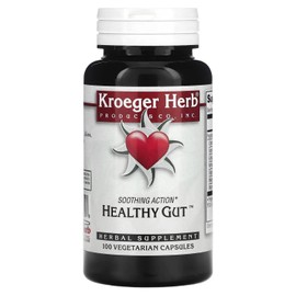 Kroeger Herb Co Healthy Gut, 100 Vegetarian Capsules