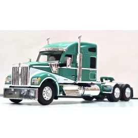 DCP green/white Kenworth W990 sleeper tractor new no box 1/64
