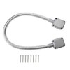 Stainless Steel Cable Sleeve 8mm/0.31in Flexible Armored Door Loop Wire