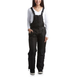 Bass Creek Outfitters - Pantalones de esquí para mujer, con aislamiento impermeable para nieve, talla S-3X), talla XL, negro