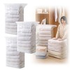 3 Pack No Pump Vacuum Storage Bags, Press and Seal
