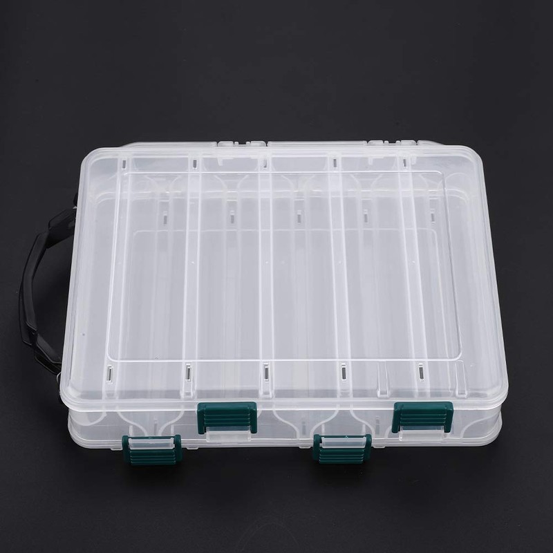 Keenso Fishing Lure Box Lure Holder Lure Storage Box, Plastic