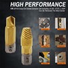 DTRUCTIEW 33PCS Titanium Damaged Screw Extractor Set, HSS 4341 Screw