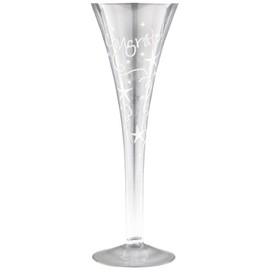 Boxer Gifts Modern Champagne Flute, Congrats, Clear