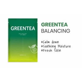 BARULAB BUY 1 GET 1 FREE BARULAB Vegan Sheet Masks (1 Set = 10 Sheet Masks) - GREENTEA (Balancing)
