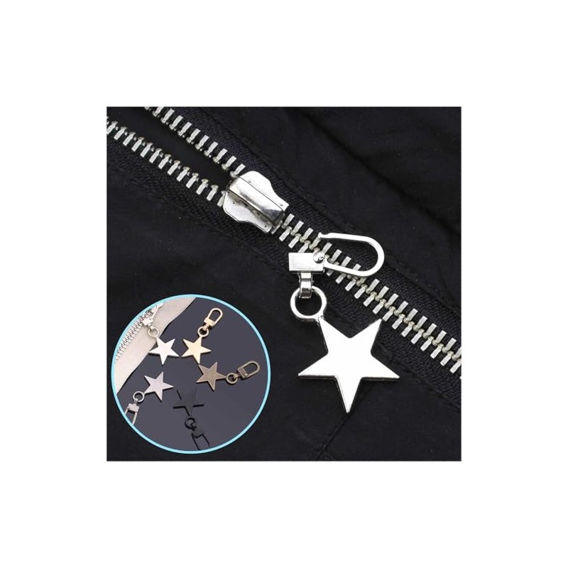 20 PCS Universal Zipper Pull Replacement Kit - Durable Metal
