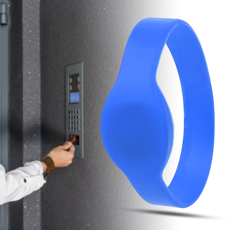 10pcs 13.56Mhz RFID Wristband Silicone Bracelet Waterproof IC Card for