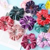 Triko 12 Coleteros de Seda Satinada de 4.5 Pulgadas, Scrunchies