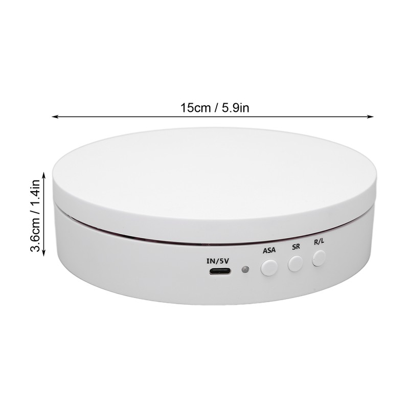 Rotating Display Stand Speed Direction Adjustable 360 Degree Rotatable Turntable