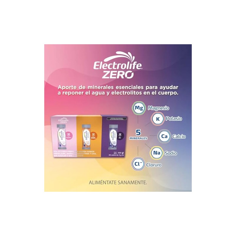 Electrolife Zero Suero de Rehidrataci?n Oral