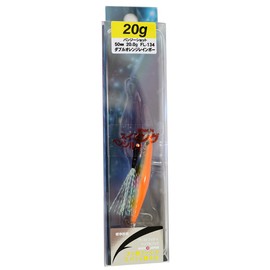 Bassday FL-134 Metal Jig Bungee Shot 20 50mm 20g Double Orange Rainbow Lure