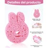 4 Piezas Esponja Para Baño Bebe, Esponja De Baño Para