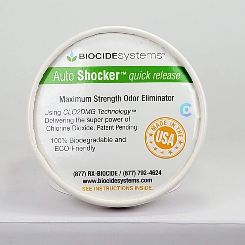 Biocide Systems Auto Shocker ? Odor Eliminator for Cars, Unscented