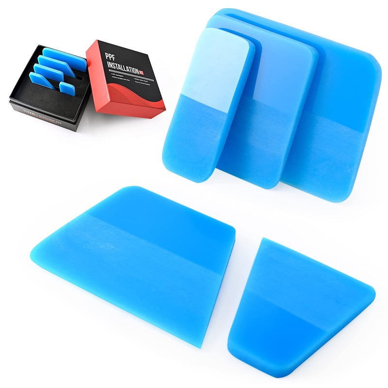 NEWISHTOOL Soft PPF 5in1 Blue Set - Anti-Scratch Rubber Squeegee