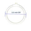 (2pack) 5.5 ’’OD,FC12/T4/ 6400K, T4 Type 12 Watts Circular Fluorescent