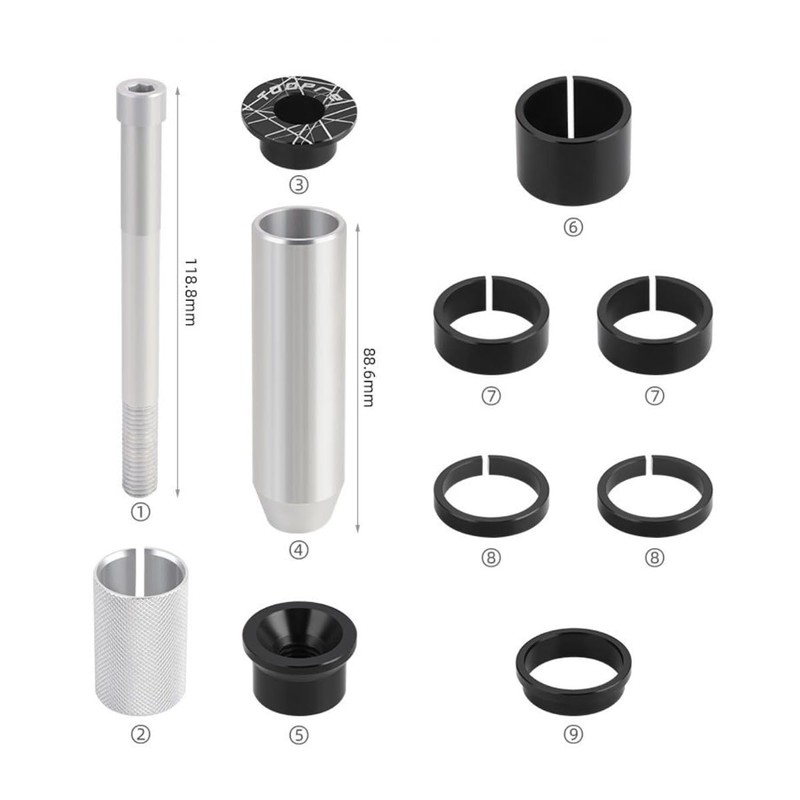 HOUSON Bicycle Stem Riser, Bicycle Stem Height Adapter Bicycle Fork