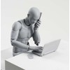 Blank Drawing Mannequin Body Kun Model, Action Figuarts with Various