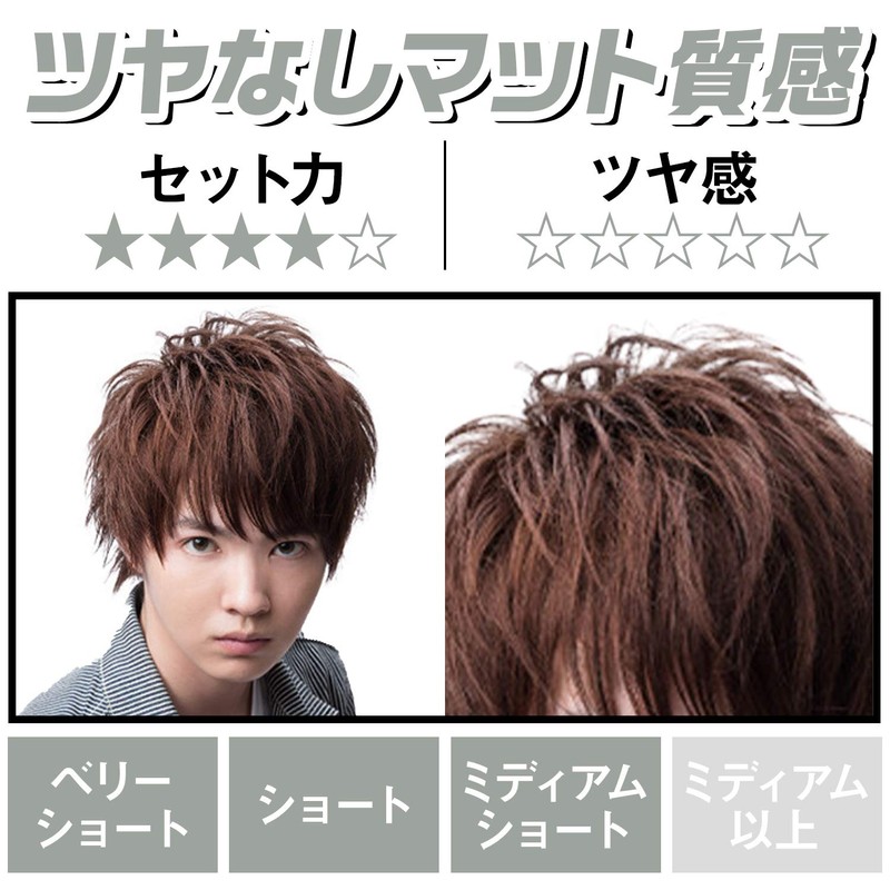 GATSBY Moving Rubber Grunge Mat, Men's Styling Agent, Hair Wax