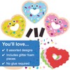 Baker Ross FX122 Love Heart Doughnut Magnet Kits - Pack