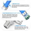 TAILONZ PNEUMATIC 304 Stainless Steel T-Piece 6 mm Pipe OD