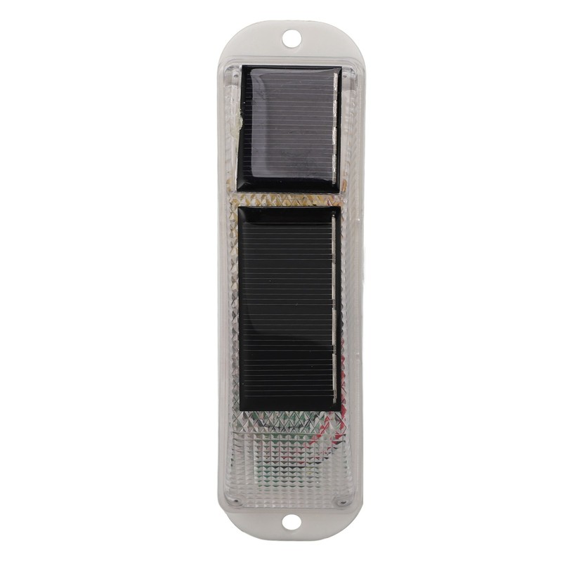 2pcs Solar Strobe Warning Light Waterproof Light Control High Bright