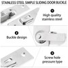 Stainless Steel Right Angle 90 Degree Door Buckle,Mini Size Door