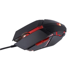 Konix Drakkar Berserker Kabelmaus für Desktop-PC-Gaming - 7 Tasten - USB-Anschluss - 4-farbige LED-Hintergrundbeleuchtung