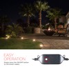 UltraPro LED Landscape Lights, Warm White, Large, 6 Pucks, 48ft,