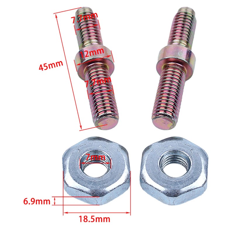 Adefol Air Filter Chain Catcher Bar Nut Stud Kit For