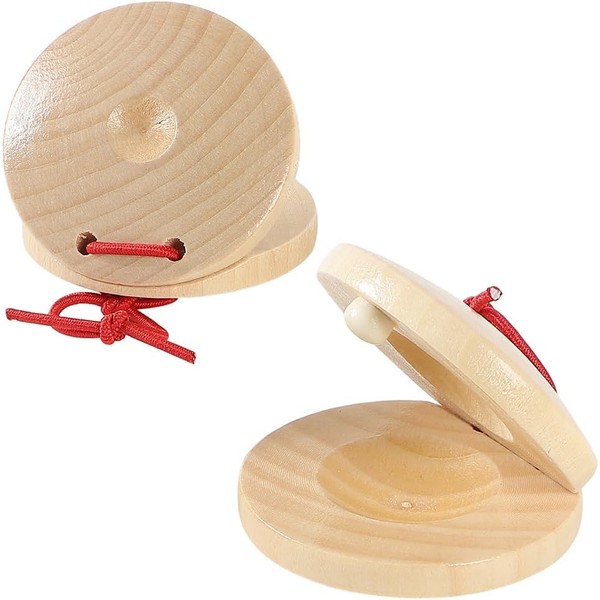 AllBright Wooden Castanet Musical Instrument for Recitals, Performance, Concert, Education,