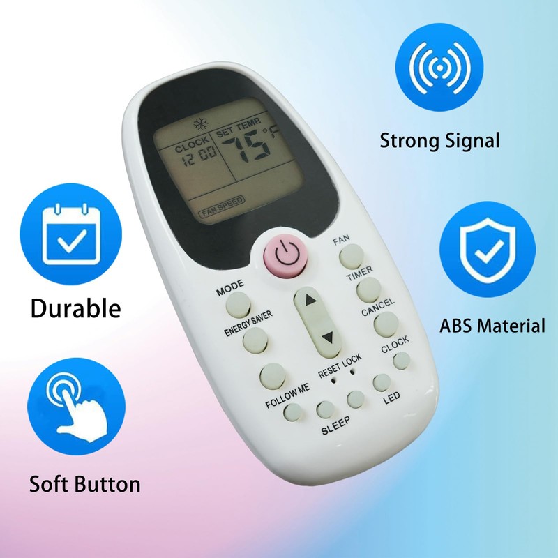 Kassionel Replacment Remote Control Compatible for Arctic King Midea Comfort-aire