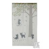Narumikk 09-010 Double Swing Cat Noren, Size: 33.5 x 59.1
