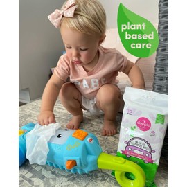 Dapple Baby All Purpose Wipes, Hint of Lavender, Plant Powered, Hypoallergenic, 30 Count (Pack of 4)
