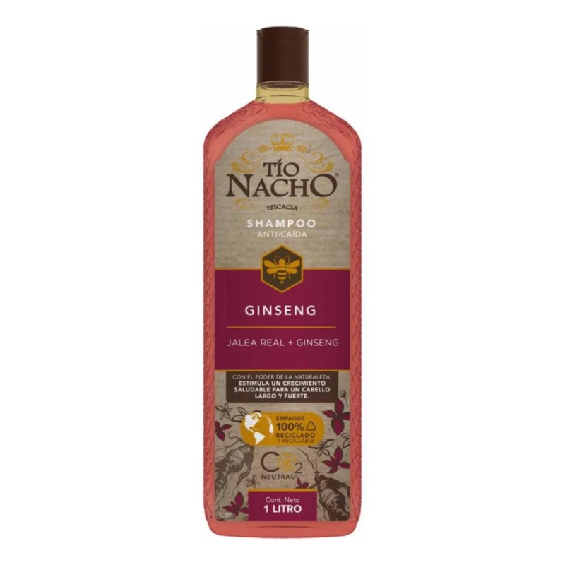 Shampoo Tío Nacho Ginseng Anti Caída 950 Ml
