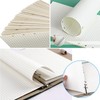 A6 Ring Binder Refill Paper, Squared, Set of 4, 180