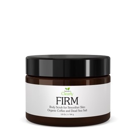 Exfoliante Corporal de Café y Sal del Mar Muerto Clearly FIRM  Coffee  Dead Sea Salt Body Scrub, Anti-Cellulite  Stretch Marks                        