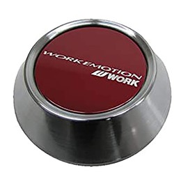 WORK(ワーク) EMOTION(エモーション) センターキャップ HIGH TYPE レッド 4個入り KWM-LRDX4