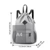 Valleycomfy Waterproof Drawstring Gym Backpack Bag for Men & Women,Sports