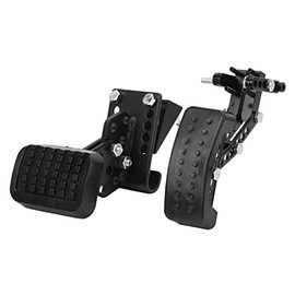 Extensores de Pedal de Freno Y Gas, KIMISS Extensiones de Pedal de Freno de Acelerador Antideslizante Extensiones de Pedal de Pie de Puerta de Automóvil Resistencia Al Desgaste Seguridad Universal Par