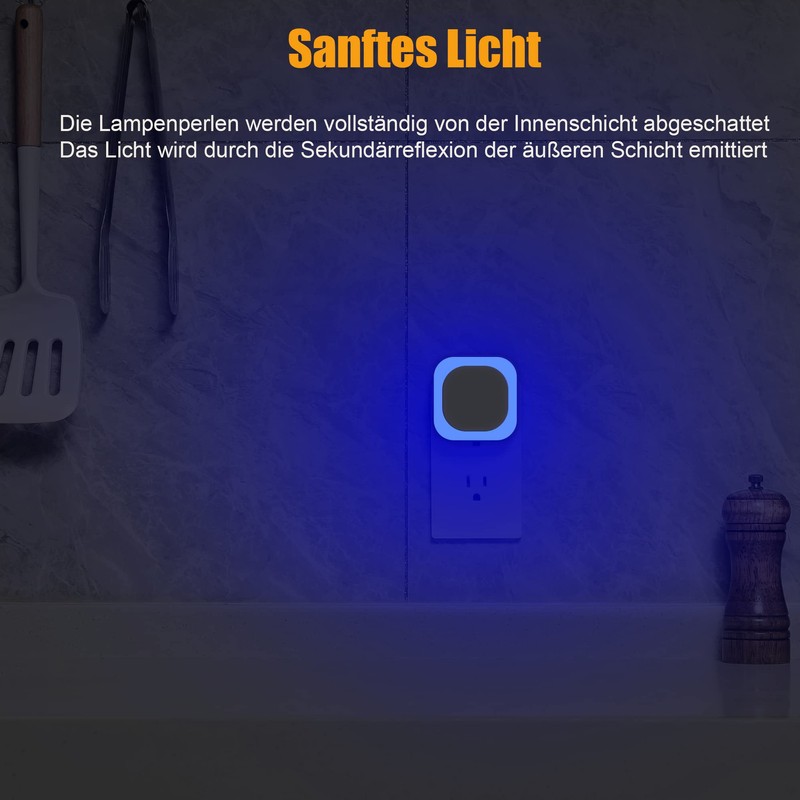 YUNLEX Night Lights, Set of 2, 3-Level Adjustable Night Lights