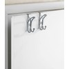 WENKO Türhaken Lochdesign 2er Set, 2er Set Schrankhaken, Kleiderhaken, Badezimmerhaken