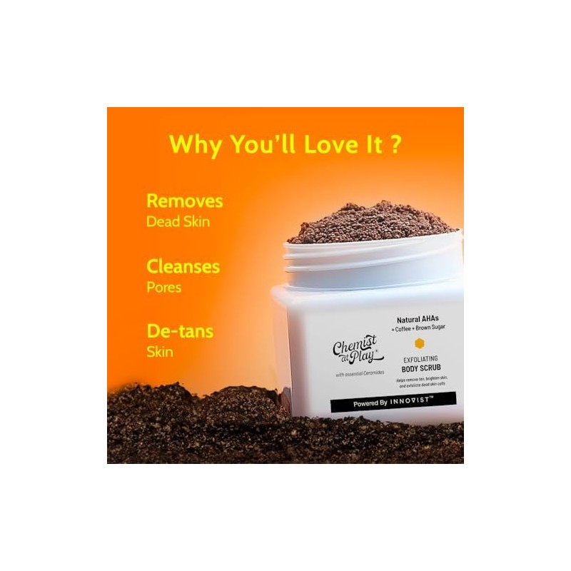Chemist at Play Exfoliating Body Scrub For Removing Tan Dead