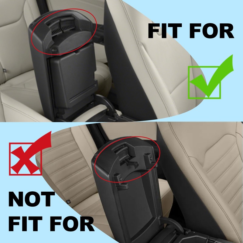 Center Console Cover for Ford Edge 2015-2019 Leather Armrest Cover
